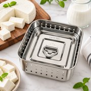 Stainless Steel Paneer Maker Mould 500ml with Lid