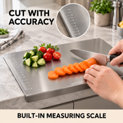 ChefEdge Stainless Steel Countertop Chopping Board