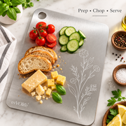 Bloom Wine Stainless Steel Chopping Board