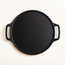 Cast Iron Dosa Tawa – Double Handle, 30cm