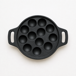 Cast Iron Paniyaram Pan – 12 Cavity, 3.2kg