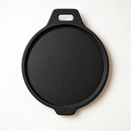 Smooth Cast Iron Dosa Tawa – 28cm, Single Handle
