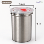 Stainless Steel Hung Curd Maker – Greek Yogurt Strainer with Lid, Fine Mesh, Fridge Storage