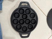 Cast Iron Paniyaram Pan – 12 Cavity, 3.2kg